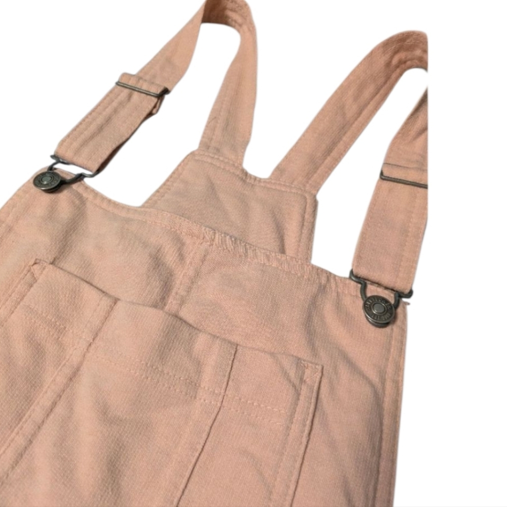 WALLFLOWER Pink Jogger Style Overalls Adj Straps Pckts Drawcord Waist Stretch LG - Picture 6 of 15